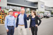 Bezoek aan afgewerkt project te Oostkamp-Jysk-Hubo-Yess-Lidl